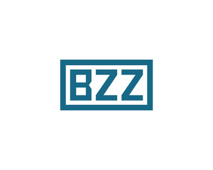BZZ logo design vector template. BZZ