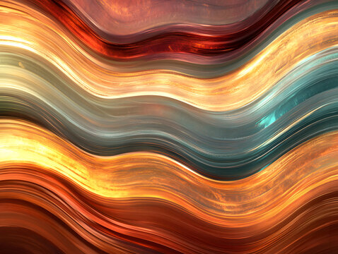 Holographic neon background ,Colorful psychedelic abstract. Pastel color waves for background
