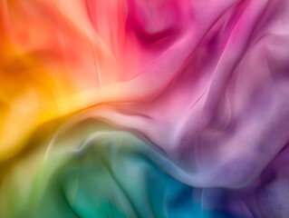 Fototapeta premium Holographic neon background ,Colorful psychedelic abstract. Pastel color waves for background