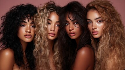 Obraz premium A professional-grade hair straightening cream designed to relax curly or wavy hair, leaving it smooth, straight, and frizz-free for months, with built-in conditioning agents to protect against damage