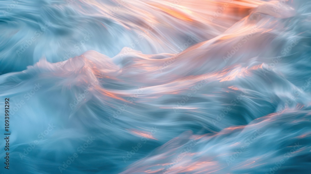 Poster abstract background that captures the essence of tranquility and serenity