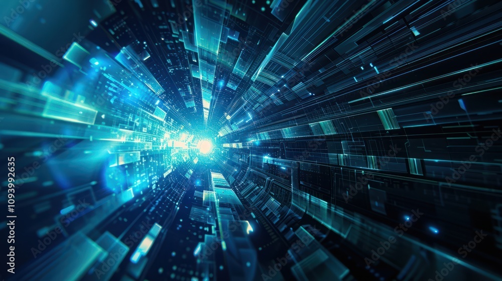 Poster abstract background with a futuristic modern tech background