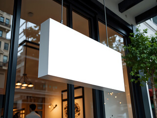 Fashion Store Signboard Mockup - Elegant and Customizable Design for Branding