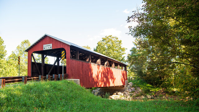 Frazier Covered Bridge in Lycoming County, Pennsylvania