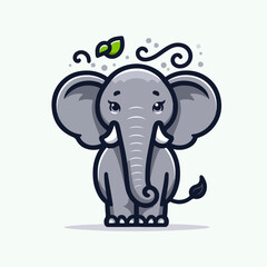 elephant cartoon illustration