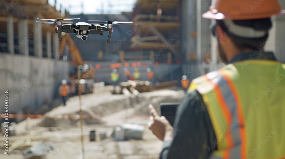 Aufkleber the drones footage is streamed in realtime giving contractors and engineers instant access to the ev