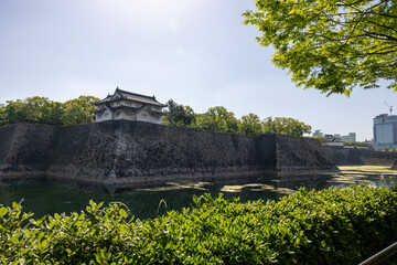 大阪城西外堀