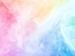 Fototapeta premium 4水彩カラフルグラデーション虹色/Watercolour colourful gradient rainbow colours Gererated AI