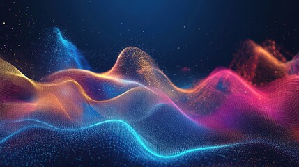 Abstract Digital Landscape