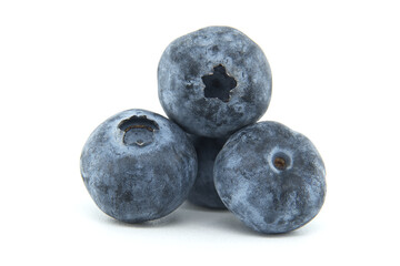 Fresh Blueberries Isolated on a White Background