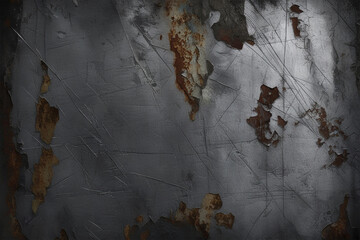 Rugged Grunge Metal Texture with Distressed Industrial Appeal.