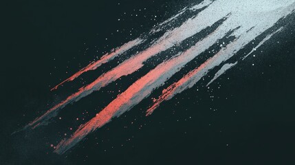 鮮明な赤色と白色のストライプが交差するダイナミックなテクスチャ