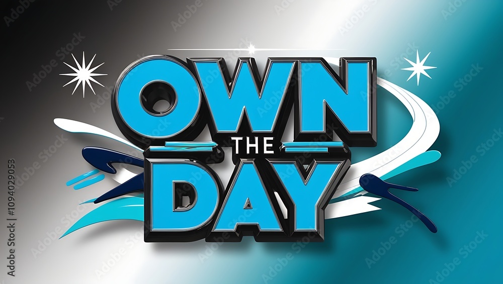 Poster 3d text 