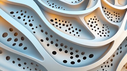 Obraz premium 3D Intricate Fractal Patterns with Metallic Pewter and Steel Textures