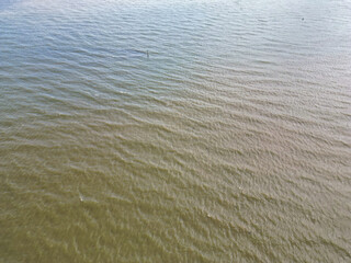 An Aerial View of Most Beautiful and Attractive British Tourist Attraction Downtown Central Clacton on Sea City of England United Kingdom. High Angle Footage Was Captured on May 21st, 2024 with Drone