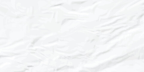 White crinkle craft crushed old paper rough crumpled vintage empty cardboard sheet texture background.