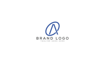 letter A logo design vector template design for brand.