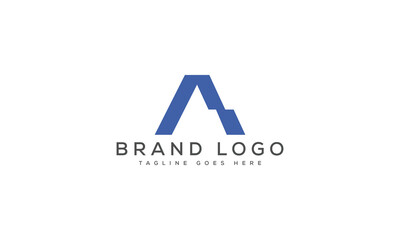 letter A logo design vector template design for brand.