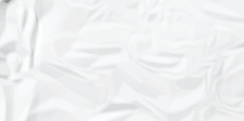 White crinkle craft crushed old paper rough crumpled vintage empty cardboard sheet texture background.