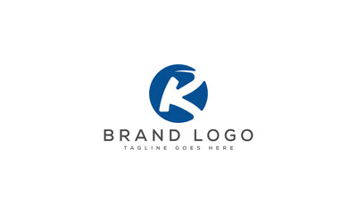letter K logo design vector template design for brand.