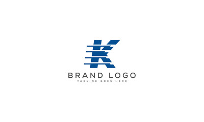 letter K logo design vector template design for brand.