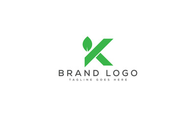 letter K logo design vector template design for brand.
