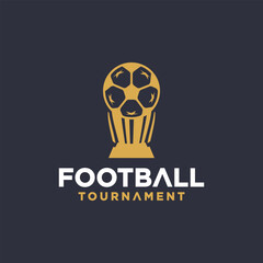 Football league Logo Design, football sports league match.