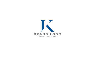 letter K logo design vector template design for brand.
