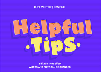 Editable text effect - Quiz Time and Quiz Tips 3d cartoon template style premium vector. Trendy color background	
