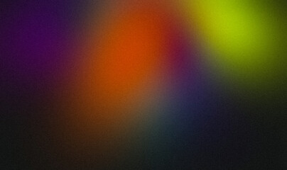 Abstract color gradient grainy background. Vibrant orange blue green red color noisy gradient, glowing color flow, bright, shine, website header design, cover, banner, poster