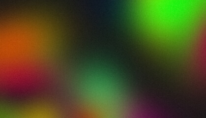 Abstract color gradient grainy background. Vibrant magenta orange green color noisy gradient, glowing color flow, bright, shine, website header design, cover, banner, poster