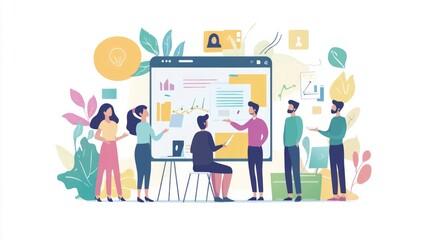 Team Collaboration and Business Presentation