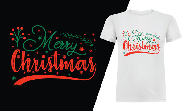 Merry Christmas new typography t shirt, Christmas t shirt design, Christian religion quotes saying for print, Merry Christmas T-shirts design ready for print, Funny Christmas Quotes, Winter Quote.