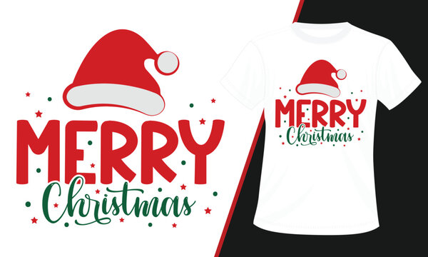Merry Christmas new typography t shirt, Christmas t shirt design, Christian religion quotes saying for print, Merry Christmas T-shirts design ready for print, Funny Christmas Quotes, Winter Quote.