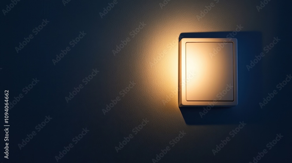 Poster modern isolated touchless smart light switch for seamless control in home automation system