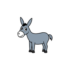 Donkey vector illustration