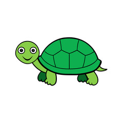 Russian tortoise vector illustration