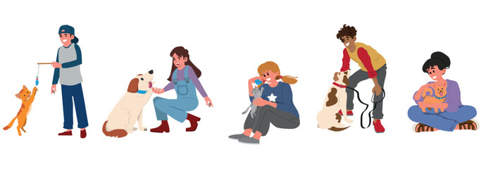 people in different situations