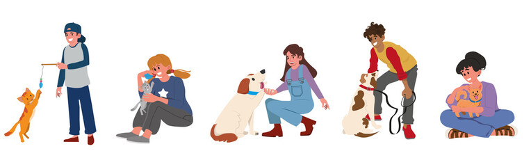 people in different situations