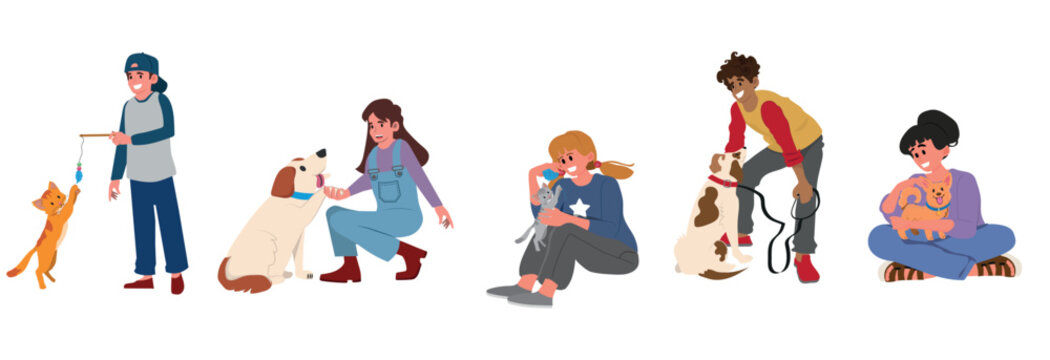 people in different situations