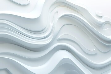 Obraz premium The image is a white wave with a lot of detail