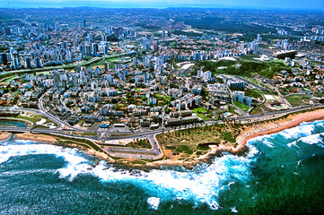 Vista aérea de Salvador, Bahia