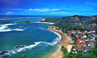 Vista aérea de Morro de São Paulo, Bahia