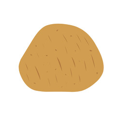 Flat design Potato illustration 