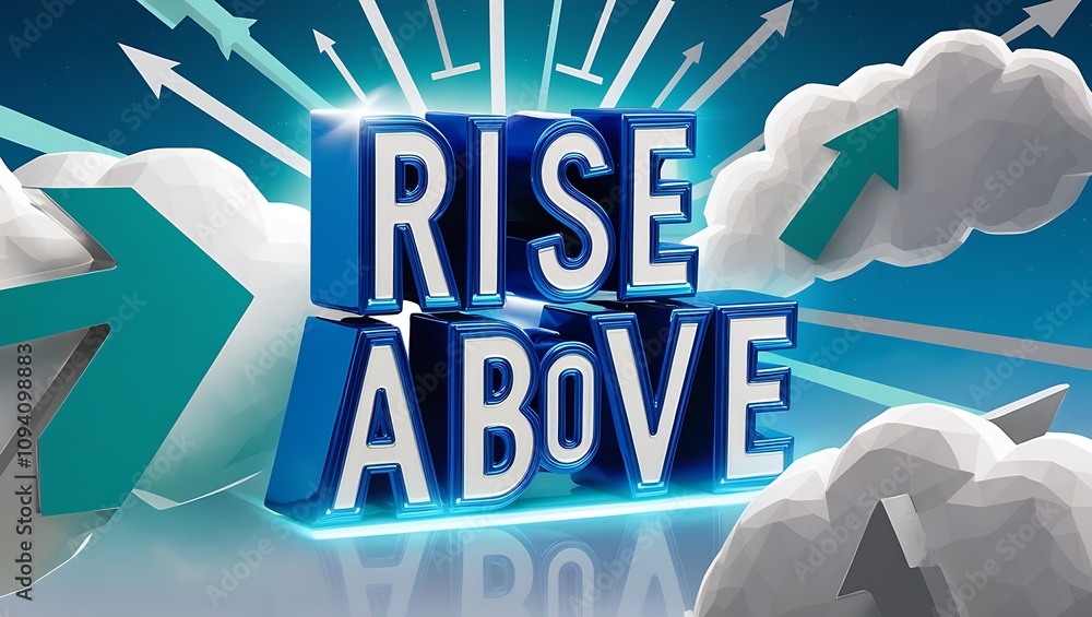 Poster 3d text 