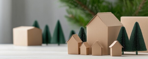 Eco-Friendly DIY Advent Calendar Crafted with Cardboard and Plant-Based Dyes for Sustainable Holidays