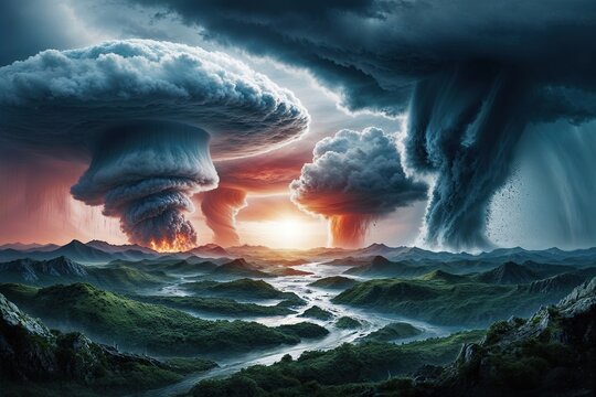 Catastrophic Weather Events Illustrated Tyrannical Storms Intense Heat and Unprecedented Rainfall in a Changing Landscape