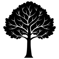 tree silhouette vector