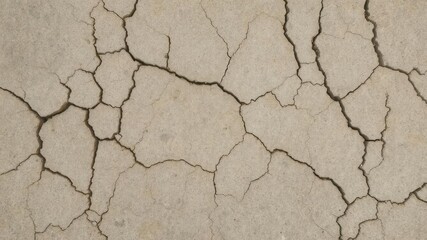 Fototapeta premium Rough and weathered stone surface with cracks and crevices, crevices