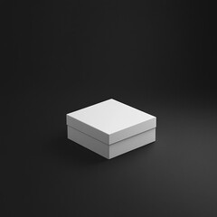 black and white cube